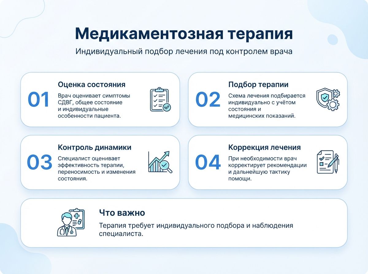 Лечение СДВГ в Рузаевке у детей и взрослыхинфографика